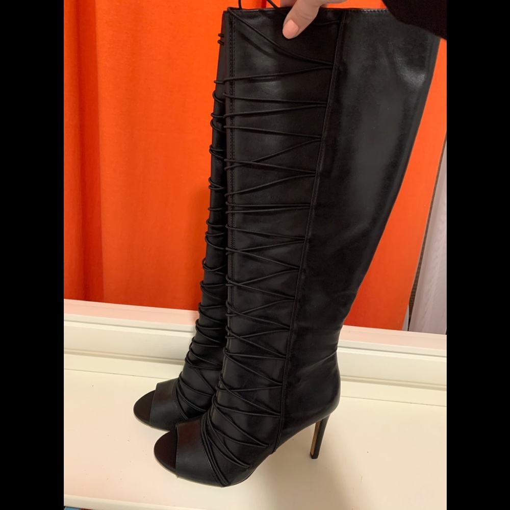 Vince Camuto Women’s black high heels boots. New
